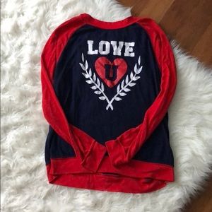 LOVE U shirt from Walmart.